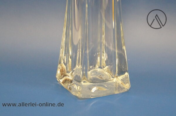 Dickwandige Glas Vase | Zipfelvase | Blumenvase | 23cm