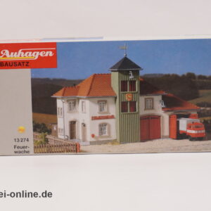 AUHAGEN Modellbausatz | Feuerwehr Feuerwache | Spur TT | No. 13 274 | ungebaut mit OVP