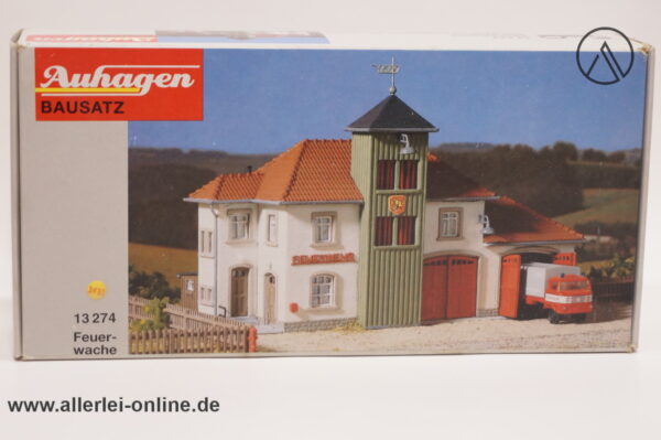 AUHAGEN Modellbausatz | Feuerwache | Spur TT | No. 13274 | ungebaut mit OVP