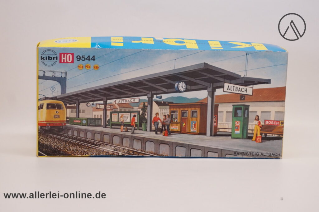 Kibri Modellbausatz | Bahnsteig Altbach | Spur H0 | No. 9544 | ungebaut mit OVP