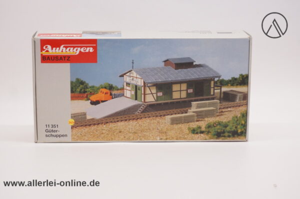 AUHAGEN Modellbausatz | Güterschuppen Gebäude | Spur H0 | No. 11 351 | ungebaut mit OVP