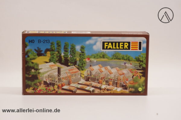 Faller Modellbausatz | Kleine Gärtnerei - Gewächshäuser | Spur H0 | No. 213 | ungebaut mit OVP