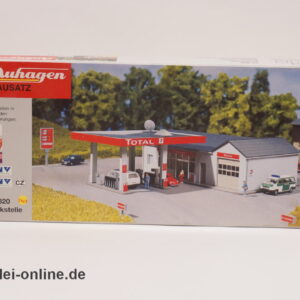 AUHAGEN Modellbausatz | Tankstelle | Spur TT | No. 13320 | ungebaut mit OVP