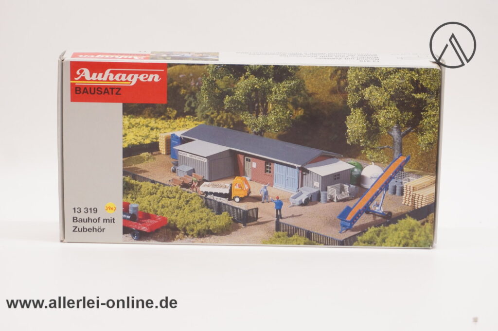 AUHAGEN Modellbausatz | Bauhof mit Zubehör | Spur TT | No. 13319 | ungebaut mit OVP