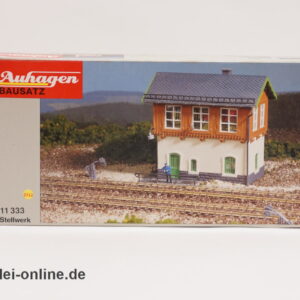 AUHAGEN Modellbausatz | Stellwerk | Spur H0 | No. 11 333 | ungebaut mit OVP