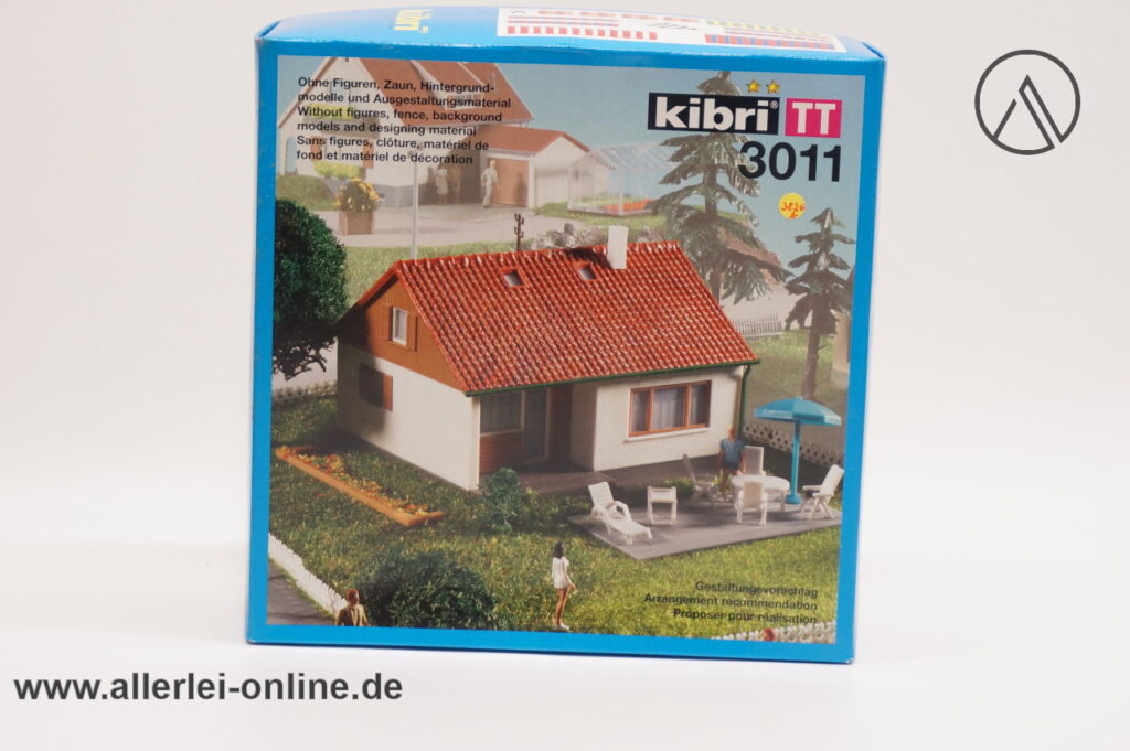 Kibri Modellbausatz | Einfamilienhaus mit Terrasse | Spur TT | No. 3011 | ungebaut mit OVP