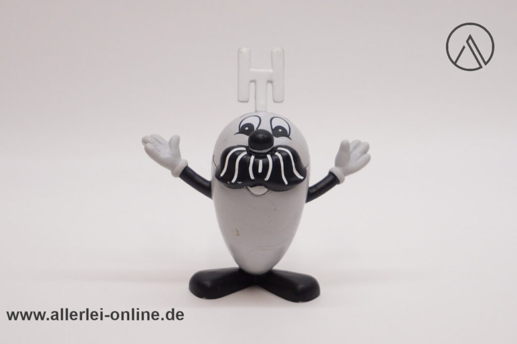 Onkel OTTO Fernseh-Hund Gummifigur | Schleich Maskottchen des HR Hessischen Rundfunk | Vintage 70-80er Jahre Werbefigur