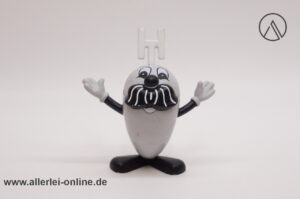 Onkel OTTO Fernseh-Hund Gummifigur | Schleich Maskottchen des HR Hessischen Rundfunk | Vintage 70-80er Jahre Werbefigur