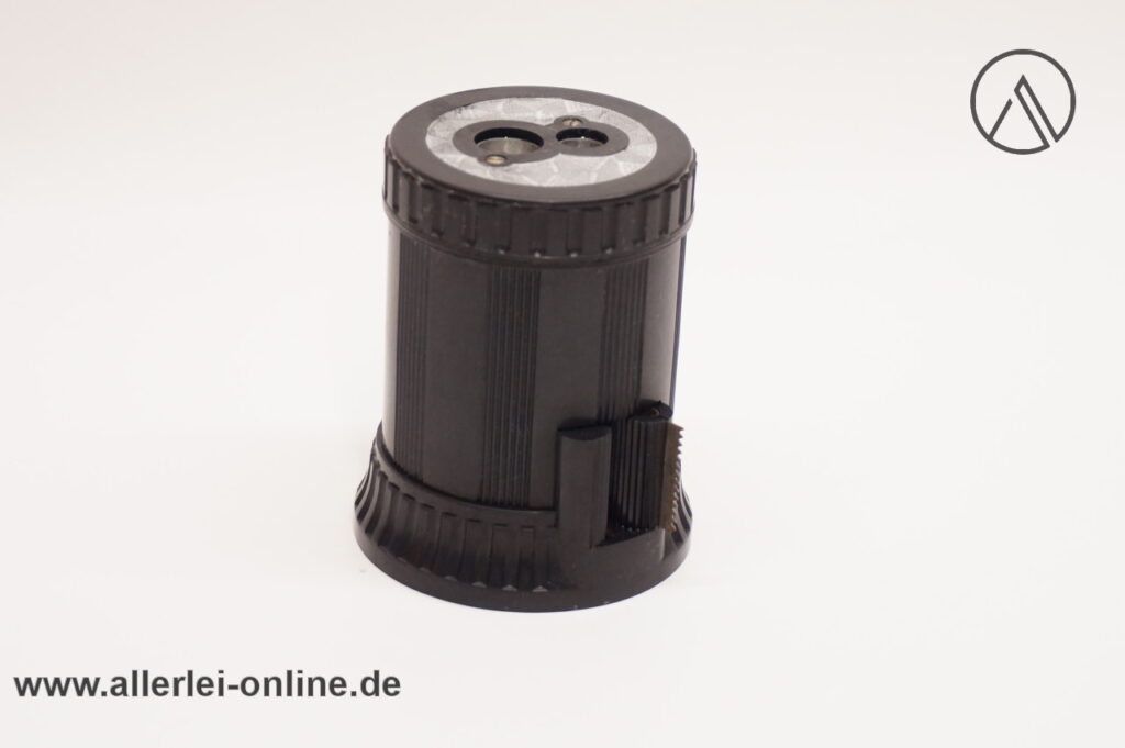 Dux 9559 Bleistift-Spitzer | Bakelit Doppel-Dosenspitzer mit Klebeband Spender