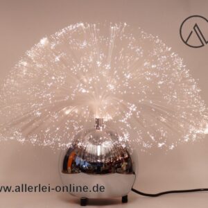 PYROBALL Glasfaserleuchte mit Farben-Wechsel | Glasfaserlampe | Tischleuchte | Vintage Leuchten Designklassiker