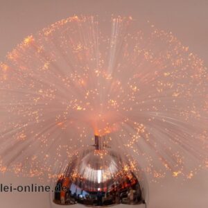 PYROBALL Glasfaserleuchte mit Farb-Wechsel | Glasfaserlampe | Tischleuchte | Vintage Design Leuchten Designklassiker