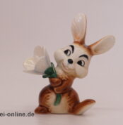 Goebel Hase mit Blume | Osterhase - Kaninchen | 348/ 9 | braun