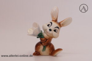 Goebel Hase mit Blume | Osterhase - Kaninchen | 348/ 9 | braun