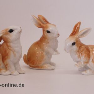 Deko Figur Hasen Familie Keramik Hasen | Keramikfigur