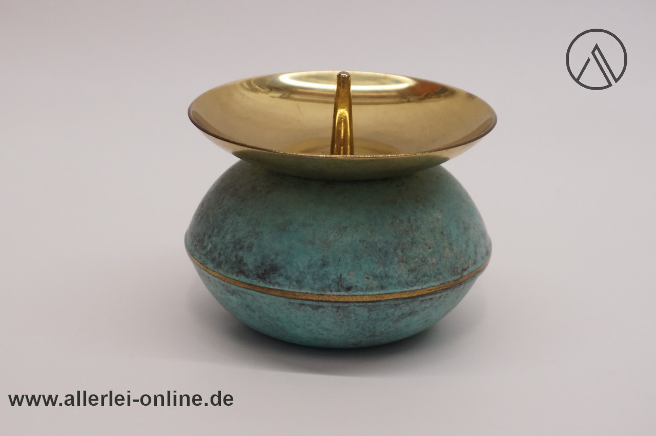 Kerzenständer Kerzenhalter Paar | Messing patiniert Design | 1950-60er Jahre | Klassiker midcentury Kerzenständer Kerzenhalter Paar | Messing patiniert Design | 1950-60er Jahre | Klassiker midcentury
