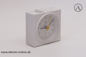 Vintage BRAUN 4744/AB7 Wecker | Reisewecker | Quarzwecker ,weiß
