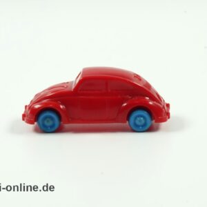 Wiking unverglast | Volkswagen VW Käfer | Rot mit Blauen Rädern