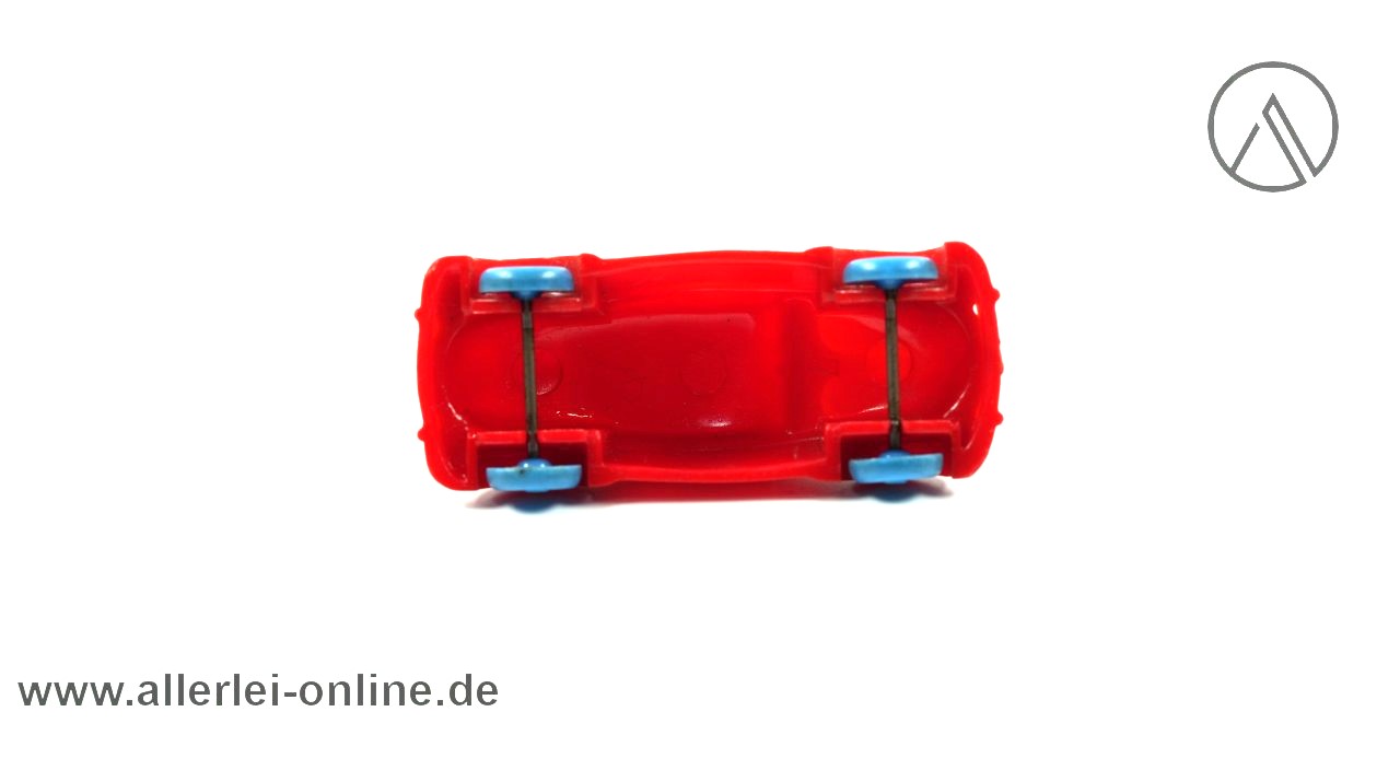 Wiking unverglast ohne Bodenplatte | Volkswagen VW Käfer | Rot mit Blauen Rädern Wiking unverglast ohne Bodenplatte | Volkswagen VW Käfer | Rot mit Blauen Rädern