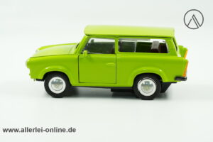 DDR 1989 Trabant 601 Kombi Modellauto | Schwungrad Antrieb | Vintage DDR Trabi Modellauto zum Mauerfall 1989