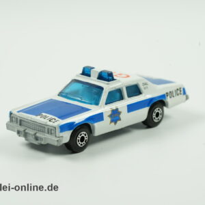 Matchbox Superfast | Plymouth Gran Fury Police | Polizeiwagen von 1979