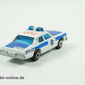 Vintage Matchbox Superfast | Plymouth Gran Fury Police | Polizei von 1979