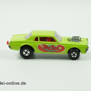 Vintage Matchbox Superfast No. 62 | Mercury Cougar Rat Rod Dragster | Lesney England
