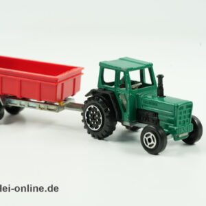 Majorette 316 Traktor mit Kipp-Anhänger | Made in France