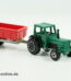 Majorette 316 Traktor mit Kipp-Anhänger | Made in France
