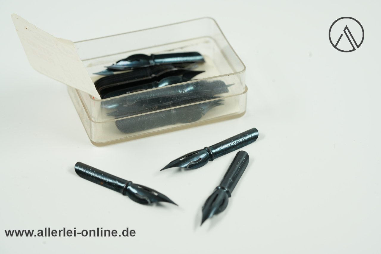 Brause 361 Stenofeder blau - 1/4 Gros | 22 Stück Vintage Steno Brause & Co. Iserlohn Schreibfedern Brause 361 Stenofeder blau - 1/4 Gros | 22 Stück Vintage Steno Brause & Co. Iserlohn Schreibfedern