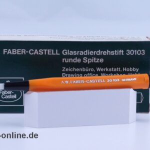 Faber-Castell 30103 Drehstift | Vintage A.W. Faber Castell Glasradierer ,orange