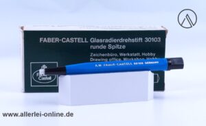 Faber-Castell 30103 Drehstift | Vintage A.W. Faber Castell Glasradierer ,blau