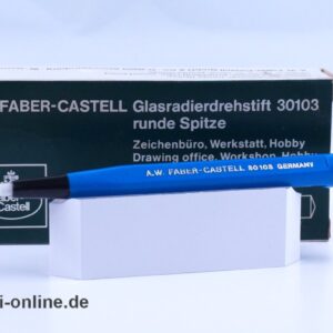 Faber-Castell 30103 Drehstift | Vintage A.W. Faber Castell Glasradierer ,blau