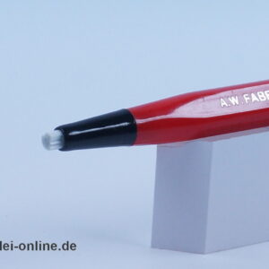 Faber-Castell 30103 Drehstift Radierer | Vintage A.W. Faber Castell Glasradierer ,rot