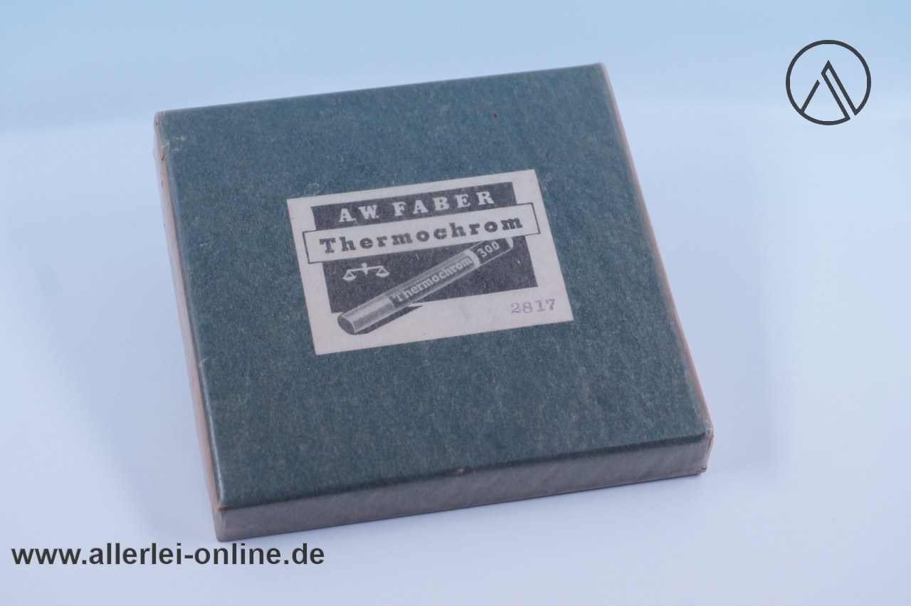 Faber-Castell Thermochrom Temperaturmessstifte | Vintage A.W. Faber Castell 2817 | unbenutzt in OVP Faber-Castell Thermochrom Temperaturmessstifte | Vintage A.W. Faber Castell 2817 | unbenutzt in OVP
