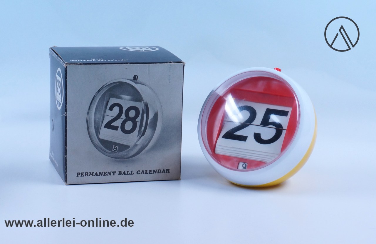 Space Age Ball Kalender | Click A Date Calendar | ewiger Kalender | Endlos Kalender mit OVP Space Age Ball Kalender | Click A Date Calendar | ewiger Kalender | Endlos Kalender mit OVP