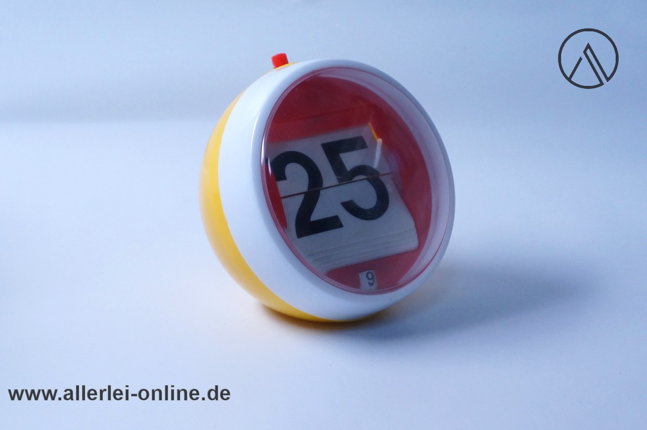 Vintage Space Age Ball Kalender | Click A Date Calendar | ewiger Kalender | Endlos Kalender Vintage Space Age Ball Kalender | Click A Date Calendar | ewiger Kalender | Endlos Kalender