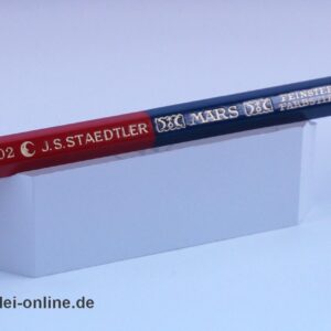 MARS Staedtler 2902 Rot/Blau Kopierstift - Korrekturstift | Vintage MARS J.S. Staedtler DUO Feinster Farbstift | unbenutzt