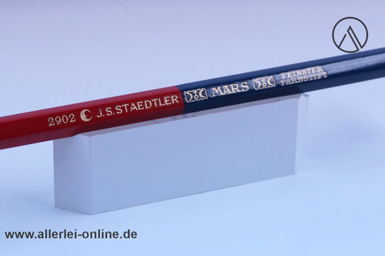 MARS Staedtler 2902 Rot/Blau Kopierstift - Korrekturstift | Vintage MARS J.S. Staedtler DUO Feinster Farbstift | unbenutzt MARS Staedtler 2902 Rot/Blau Kopierstift - Korrekturstift | Vintage MARS J.S. Staedtler DUO Feinster Farbstift | unbenutzt