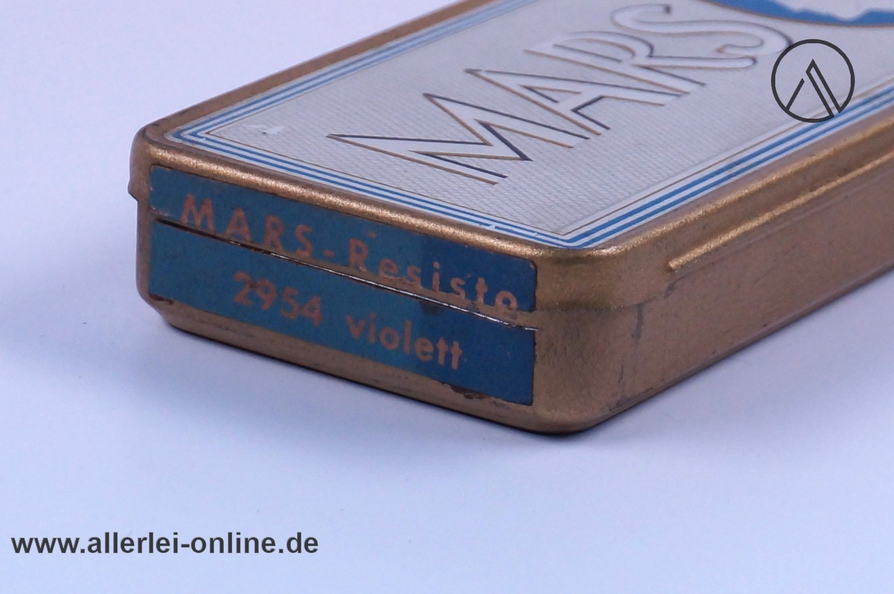 J.S. Staedtler Mars-Resisto 2954 violett | 12 Stück | Feinste Kopierstifte | NOS mit Blechdose J.S. Staedtler Mars-Resisto 2954 violett | 12 Stück | Feinste Kopierstifte | NOS mit Blechdose