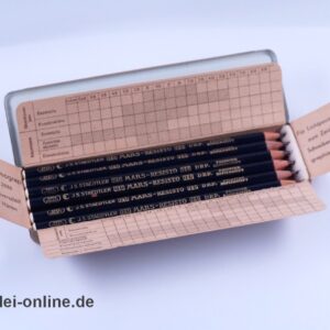 Staedtler Mars-Resisto 2954 violett | 12 Stück J.S. Staedtler Mars Resisto DRP | Feinster Kopierstift | unbenutzt mit Blechbox