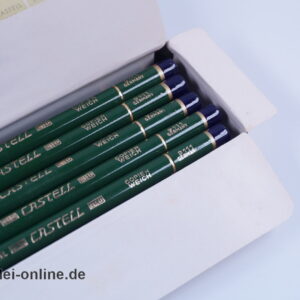 11 Stück Faber-Castell 9111 Copier Weich ,blau-violett | 11 Stück Kopierstifte unbenutzt mit Blechdose