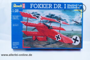 Revell 1:28 Modellbausatz | FOKKER DR.1 | Manfred von Richthofen | 04744 Niveau 3 Bausatz