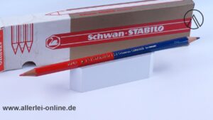 Schwan-Stabilo 8742 Rot/Blau Buntstift | 12 Stück Vintage DUO Farbstifte | unbenutzt mit OVP