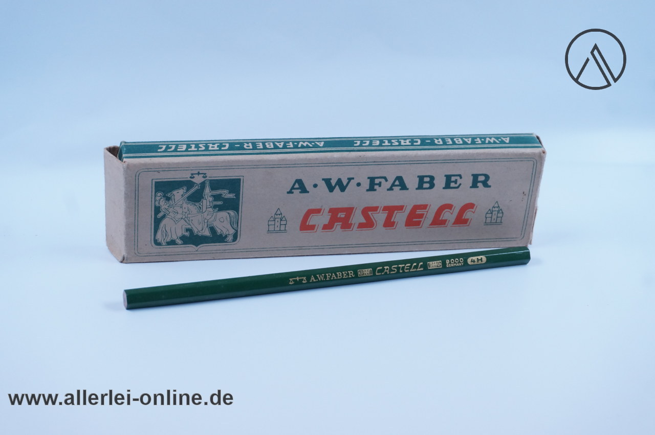 A.W. Faber Castell 9000 4H Bleistift | 10 Stück Vintage Bleistifte mit Originalverpackung A.W. Faber Castell 9000 4H Bleistift | 10 Stück Vintage Bleistifte mit Originalverpackung
