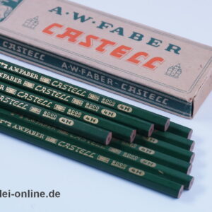 Faber Castell 9000 4H Bleistift | 10 Stück Vintage Bleistifte | unbenutzt mit OVP