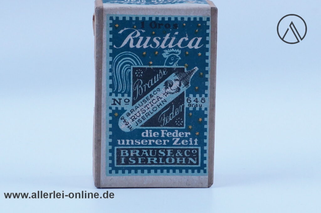 Brause & Co Iserlohn Rustica No. 648 grau | Brause-Federn in ungeöffneter Originalschachtel