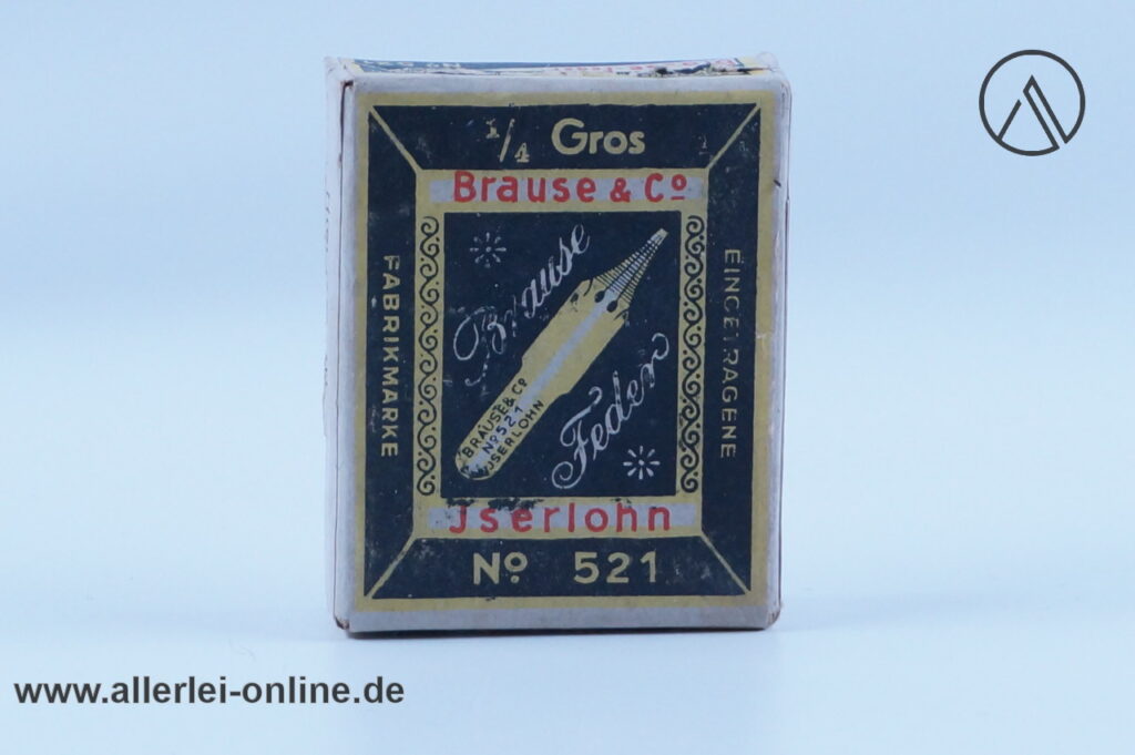 Brause & Co Iserlohn No. 521 Notenfeder | 37 Stück Brause-Federn mit OVP