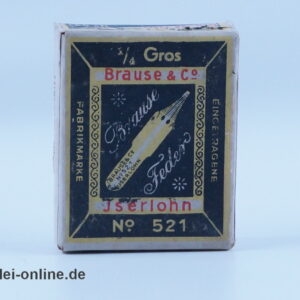 Brause & Co Iserlohn No. 521 Notenfeder | 37 Stück Brause-Federn mit OVP