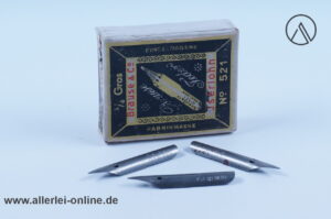Brause & Co Iserlohn No. 521 Notenfeder | 37 Stück Brause-Federn mit Originalschachtel