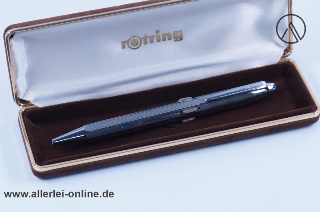 rOtring 4-Farben Kugelschreiber ,silber | Vintage 4 Color Ballpoint Pen